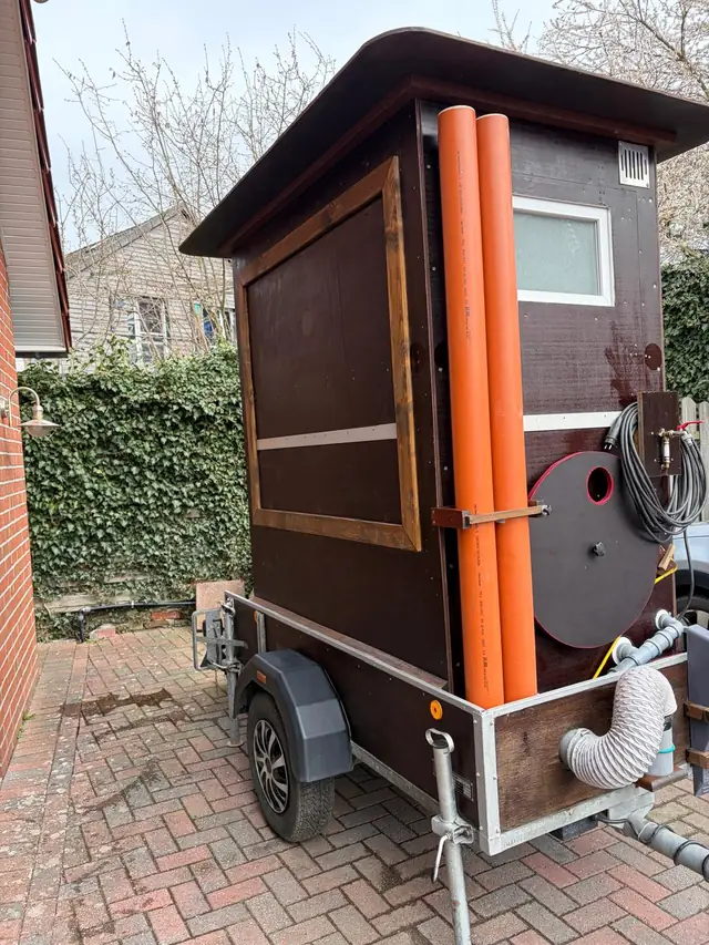 Toilettenwagen Kompakt – Außenansicht